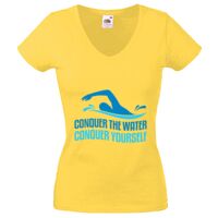 Lady-fit Valueweight V-Neck T-Shirt Thumbnail