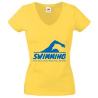 Lady-fit Valueweight V-Neck T-Shirt Thumbnail