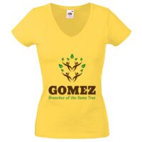 Lady-fit Valueweight V-Neck T-Shirt Thumbnail