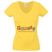Lady-fit Valueweight V-Neck T-Shirt Thumbnail