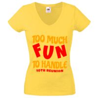 Lady-fit Valueweight V-Neck T-Shirt Thumbnail