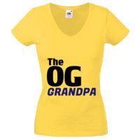 Lady-fit Valueweight V-Neck T-Shirt Thumbnail