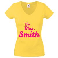 Lady-fit Valueweight V-Neck T-Shirt Thumbnail