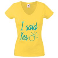 Lady-fit Valueweight V-Neck T-Shirt Thumbnail