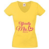 Lady-fit Valueweight V-Neck T-Shirt Thumbnail
