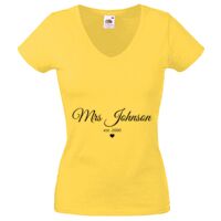 Lady-fit Valueweight V-Neck T-Shirt Thumbnail
