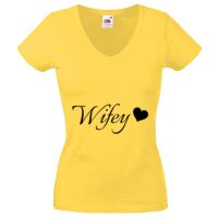 Lady-fit Valueweight V-Neck T-Shirt Thumbnail