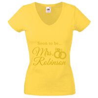 Lady-fit Valueweight V-Neck T-Shirt Thumbnail