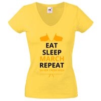 Lady-fit Valueweight V-Neck T-Shirt Thumbnail