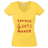 Lady-fit Valueweight V-Neck T-Shirt Thumbnail