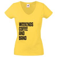 Lady-fit Valueweight V-Neck T-Shirt Thumbnail