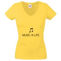 Lady-fit Valueweight V-Neck T-Shirt Thumbnail