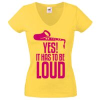 Lady-fit Valueweight V-Neck T-Shirt Thumbnail