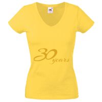 Lady-fit Valueweight V-Neck T-Shirt Thumbnail