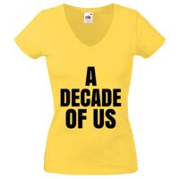 Lady-fit Valueweight V-Neck T-Shirt Thumbnail