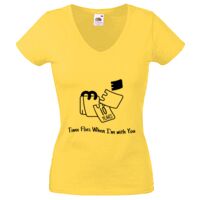 Lady-fit Valueweight V-Neck T-Shirt Thumbnail