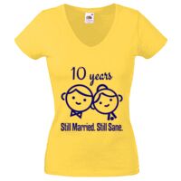 Lady-fit Valueweight V-Neck T-Shirt Thumbnail