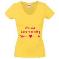Lady-fit Valueweight V-Neck T-Shirt Thumbnail