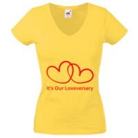 Lady-fit Valueweight V-Neck T-Shirt Thumbnail