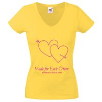 Lady-fit Valueweight V-Neck T-Shirt Thumbnail
