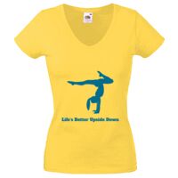 Lady-fit Valueweight V-Neck T-Shirt Thumbnail