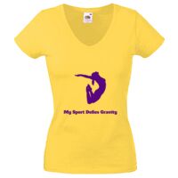 Lady-fit Valueweight V-Neck T-Shirt Thumbnail
