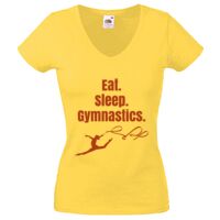Lady-fit Valueweight V-Neck T-Shirt Thumbnail