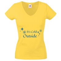 Lady-fit Valueweight V-Neck T-Shirt Thumbnail
