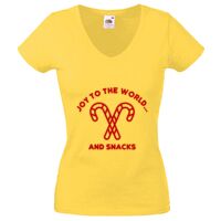 Lady-fit Valueweight V-Neck T-Shirt Thumbnail