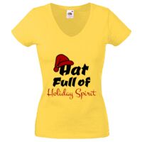 Lady-fit Valueweight V-Neck T-Shirt Thumbnail