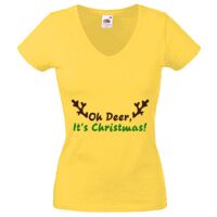 Lady-fit Valueweight V-Neck T-Shirt Thumbnail