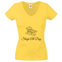 Lady-fit Valueweight V-Neck T-Shirt Thumbnail